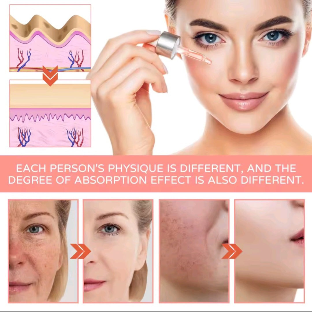 5in1 Facial Serum-Hyaluronic Acid Vitamins C Brightens &Moisturizing